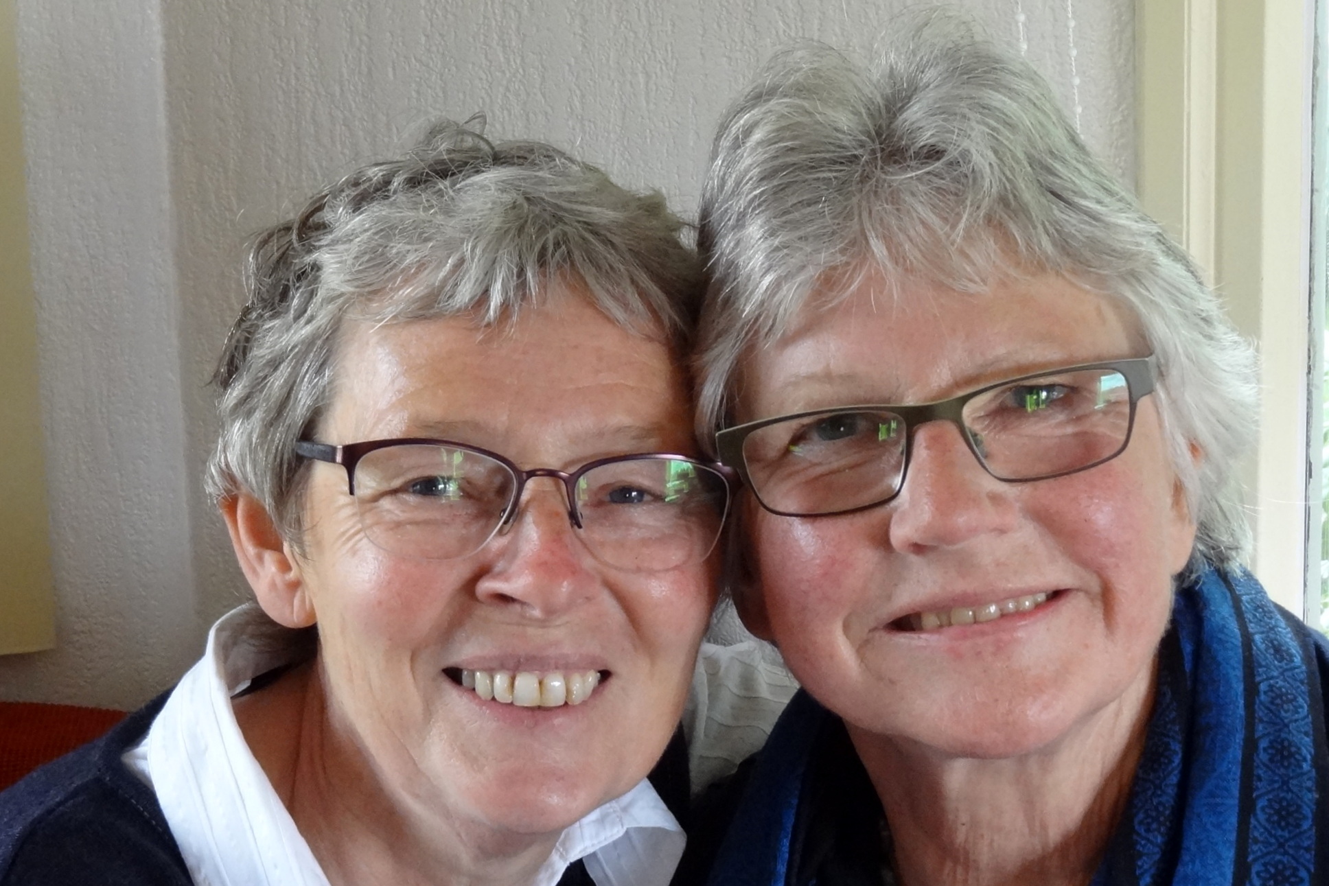 Hannie en Corrie Oudemirdum 14 mei 2016